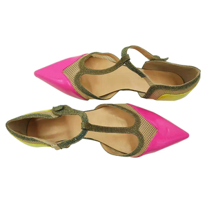 Sandali alla moda con <span class=keywords><strong>cinturino</strong></span> a T e Ballerina a punta piatta per donna e donna - Product Image 5