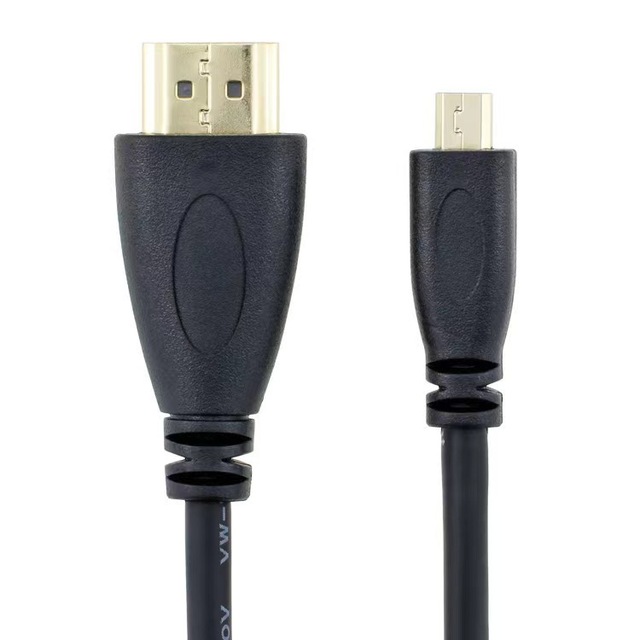 Micro for HD Cable with Gold Connectors Copper Core PVC Jacket for HDTV Computer Laptop Data Transfer Male to Male