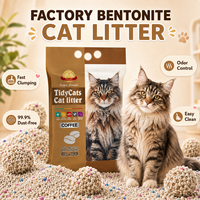 Litière pour chat de qualité supérieure, écologique, Bentonite 99,5 % sans poussière, agglomération rapide en 3 secondes, pour commandes en gros