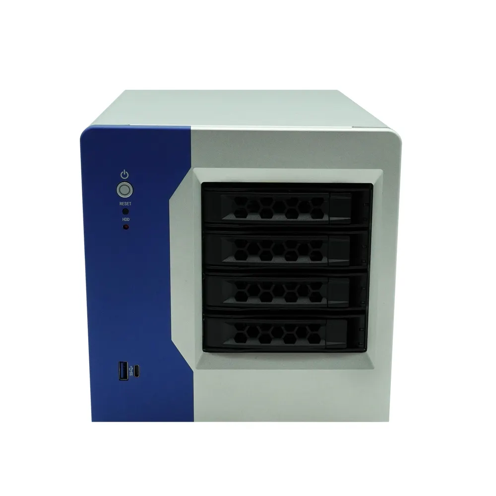 Penjualan terlaris N5105 Nas mini server pc 4 bays N5105 MINI-ITX NAS cloud casing server PC