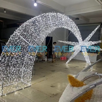 Arche de Noël LED en PVC personnalisée, IP65, étanche, éclairage paysager extérieur, motif festif d'Halloween, multicolore, pour fête