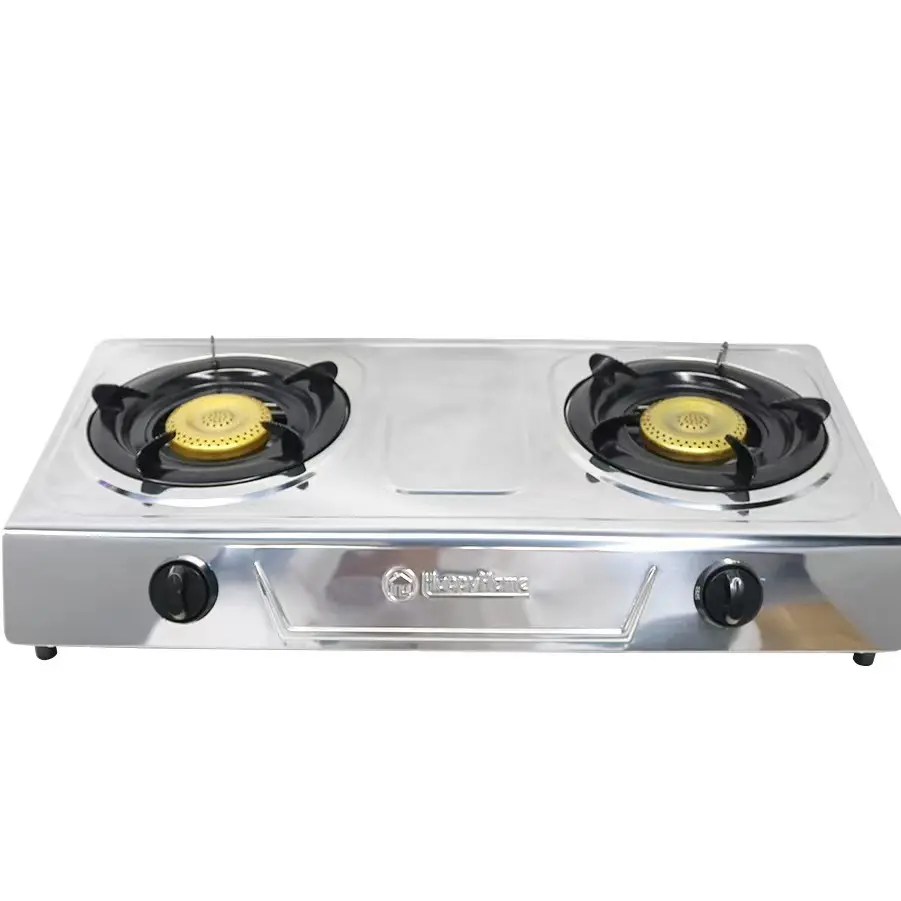 YIUAN bbq low price high quality home household kitchen gas cooker portable table hob top cooktop 2 burner gas stove