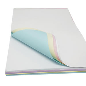 Papier autocopiant NCR en rouleau <span class=keywords><strong>et</strong></span> en feuilles, papier à lettres, papier de facture, 48-80g, Image Blue CB CFB CF, pâte à papier vierge - Product Image 1