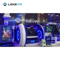 La réalité virtuelle 9D VR de machine de jeu de parc de LEKE VR badine le simulateur de chaise d'oeufs de jeu de cinéma