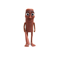 OEM Tralalero Llaveros de dibujos animados 3D mecanizados por CNC, figuras de tiburón meme personalizadas, metales preciosos, regalo de anime para niños, Vietnam