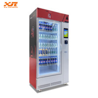 Distributeur automatique intelligent 2026 avec reconnaissance visuelle IA pour snacks et boissons, écran tactile, SDK, options de paiement multiples, en acier inoxydable 150-200