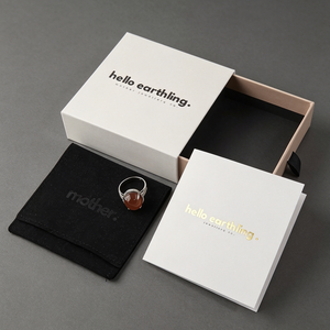 Maßgefertigte Antike Papier-Schmuckbox für Herren, Große Modische Tragbare Ringbox, Schmuck-Geschenkbox - Product Image 1