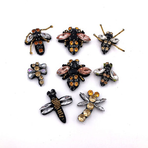 Cuciti con artigli di cristallo fatti a mano accessori per libellula per insetti - Product Image 1