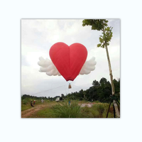 Vente chaude dessin animé forme gonflable ballon à air chaud suspendus ballon garfield hotair