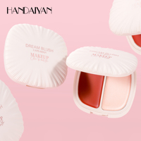 HANDAIYAN Multi-usage 6 Couleurs Combinaison Naturel Texture Douce Perle Surligneur Gel Poudre Palette Blush Visage Maquillage Cosmétiques