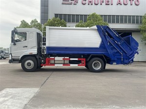 HOWO <span class=keywords><strong>14</strong></span> tấn động cơ tự động nén rác máy nén tái chế Xe tải rác để bán - Product Image 3