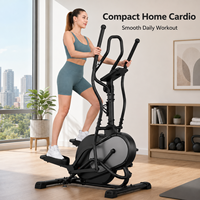 Conception ergonomique, stable, professionnel, appareil de cross-training elliptique pour la maison, résistance magnétique, écran LCD, durable, respectueux de l'environnement