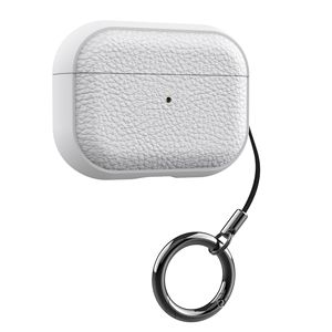 Funda protectora para auriculares AirPods de 4ª generación, diseño simple con textura de lichi, cuero, cobertura total, a prueba de caídas. - Product Image 6