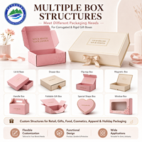 Individuell Bedruckte Papier-Karton Schmuck-Geschenkboxen Luxuriöse Kleine Verpackungs- und Versandboxen für Ohrringe, Armbänder, Halsketten und Ringsets