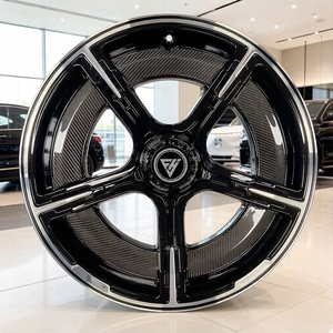 Rines de Aleación de Aluminio 6061-T6 Forjados, Diseño Cóncavo Personalizado, Recubrimiento de Carbono, 5X114.3 5X120 17 18 19, para Autos <span class=keywords><strong>BMW</strong></span> X 6 7 8 - Product Image 1