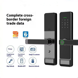 Serrure de porte intelligente avec WiFi TTlock, étanche, avec empreinte digitale, mot de passe, carte IC, clé numérique, sécurité domestique - Product Image 2