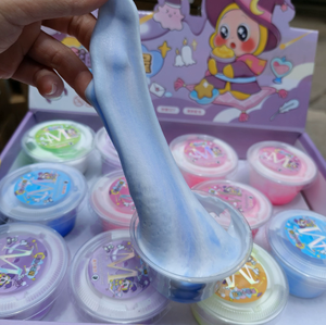 Kit de slime 12 couleurs, pâte à modeler unisexe, jouet sensoriel pour enfants de 5 à 7 ans - Product Image 1