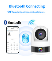 Cámara de Seguridad Inteligente Tuya PTZ 4K, Cámara IP HD de Doble Lente, Visión Nocturna Inteligente para el Hogar, Magnética, Inalámbrica, WiFi, Nube, Zoom Óptico 40x