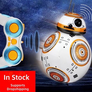 Robot jouet intelligent télécommandé Star Wars BB-8 transfrontalier, boule rotative dansante avec lumières et musique, fonction de <span class=keywords><strong>patrouille</strong></span> sonore - Product Image 2