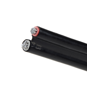 도매 <span class=keywords><strong>2</strong></span> 코어 알루미늄 PVC 절연 및 피복 와이어 오버 헤드 설치 이중층 내후 - Product Image 3