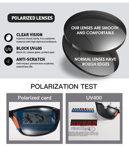 ファッションアウトドアスポーツフィッシングドライビングスタイル偏光サングラス男性用女性ブランドデザインサングラス<span class=keywords><strong>511</strong></span> - Product Image 2