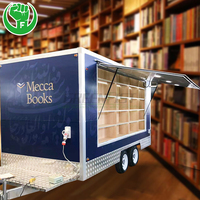 Chariot standard carré mobile de bibliothèque avec les étagères personnalisables, appropriées pour divers pays