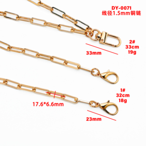 Chaîne spéciale en métal pour téléphone portable en acier inoxydable doré élégant pour étui <span class=keywords><strong>iphone</strong></span> en cuir collier sac ceinture tissu accessoires de téléphone - Product Image 6