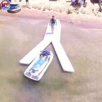 Offre Spéciale Flottant Y FORME Gonflable Ponton Plate-Forme Parking Dock Pour Jet Ski/Yacht/bateau