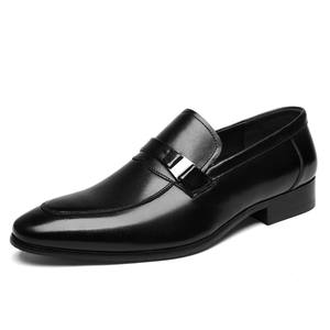 2025 Zapatos de vestir personalizados de alta calidad para hombre, mocasines de boda elegantes con punta en pico, nuevos estilos para negocios de otoño hechos a mano - Product Image 3