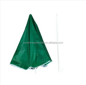 Sombrilla de Playa de Poliéster Verde de 1.6M con Toldo Resistente al Viento y Logotipo Personalizado para Exteriores - Product Image 3