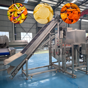 Large Tunnel Continuous Frying Production Line PLC Intelligent Constant Temperature Frying Equipment - Product Image 1