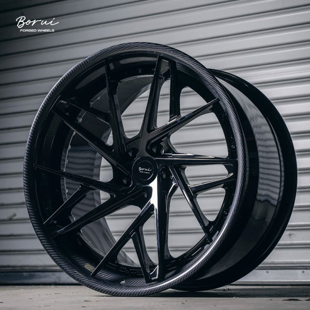 Customized Carbon Fiber Forged Wheels 5x114.3 5x112 5x130 Deep Lip 18 19 20 21 22 24 Inch Racing Wheels