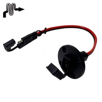 12 AWG 2 pieds résistant aux intempéries SAE prise de courant câble d'extension de Port de paroi latérale câble SAE connexion rapide pour panneau solaire Automobile
