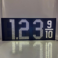 AUTODISP Hochleuchtende Outdoor-LED Wasserdichte Tankstellen-Preisanzeige Fernbedienung Anpassbare Pixel 2 Jahre Garantie für Tankstellen