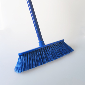 plastic indoor cleaning soft broom with long stick
