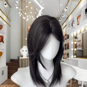 Perruque frontale en dentelle pour femmes Cheveux vierges vietnamiens de qualité sans colle HD Bonnet en dentelle de couleur personnalisée avec délié naturel Long - Product Image 4