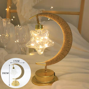 Lampu Dekoratif LED Ramadan Baru 2025 Lampu Bulan Bintang EID Mubarak Rangkaian Lampu Dekorasi Rumah Dalam Ruangan Muslim - Product Image 6