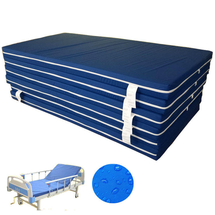 Waterproof fireproof hospital school dormitory prison 10 cheap price sponge pad folding thin polyurethane foam medical mattress