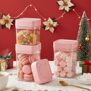 Recipiente de Almacenamiento de Alimentos y Bebidas al Vacío de Plástico Vacare Premium, Resistente al Calor, Impermeable, Forma Cuadrada, Gran Capacidad, Patentado - Product Image 4