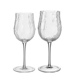 أكواب زجاجية مبتكرة ذات نسيج مميز من ساميو، بيع بالجملة مع إمكانية طباعة شعار مخصص، أكواب شرب طويلة للمطاعم والفنادق - Product Image 3