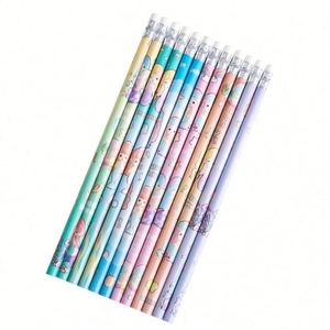 Série Sirène HB – Crayons en bois personnalisés mignons pour enfants, vente en gros, pour le dessin - Product Image 1