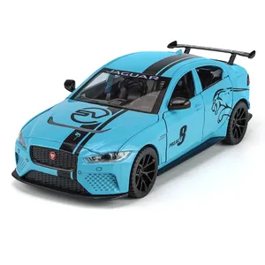 Modellino <span class=keywords><strong>Auto</strong></span> Supersportiva XE SV-PROJECT 8 in <span class=keywords><strong>Scala</strong></span> <span class=keywords><strong>1</strong></span>:<span class=keywords><strong>24</strong></span> in Lega di Zinco Pressofusa con Suoni e Luci, Funzione Pull-Back, Giocattolo da Collezione per Bambini - Product Image 1