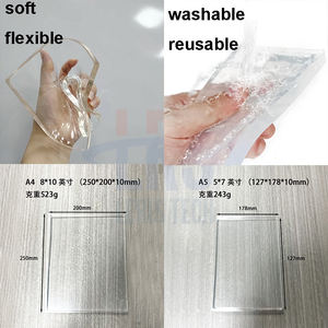 Plaque d'impression en <span class=keywords><strong>gel</strong></span> réutilisable 300*300*3mm pour la presse à monoprinting, la création de cartes, le <span class=keywords><strong>scrapbooking</strong></span>, le journaling, les arts et l'artisanat - Product Image 6