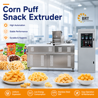 Machine d'extrusion industrielle automatique à double vis en acier inoxydable pour la production de snacks, haute capacité, en continu
