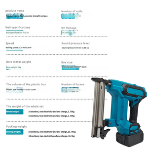 <span class=keywords><strong>Cloueuse</strong></span> <span class=keywords><strong>électrique</strong></span> <span class=keywords><strong>sans</strong></span> <span class=keywords><strong>fil</strong></span> 21V rechargeable F30 à moteur à balais pour la décoration du bois - Product Image 2