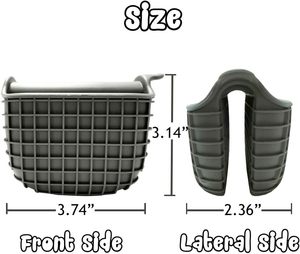 Kit de Guantes de Silicona Anti-Calor para Horno con Asa y Almohadilla de Aislamiento Térmico - Product Image 6