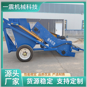 เครื่องเก็บหินอเนกประสงค์สำหรับทำความสะอาดพื้นที่เกษตรกรรม ใช้มอเตอร์สีน้ำเงิน ขับเคลื่อนด้วยพลังงานจากมอเตอร์ สำหรับอุปกรณ์การเกษตร - Product Image 4