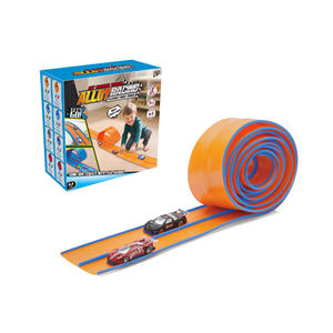 Nuevo producto, Riel de plástico de pista Flexible de 4,5 metros con 2 coches de aleación, múltiples ocasiones para jugar, el mejor regalo para niños - Product Image 5