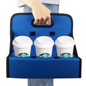 Portable Reusable Cup Holder Neoprene Insulated Cooler Bag For Coffee Travel Picnic Outdoor Use - Product Image 1