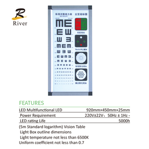 Equipamento óptico CB-008 LED <span class=keywords><strong>Visual</strong></span> <span class=keywords><strong>Chart</strong></span> Optometria Equipamento 5m <span class=keywords><strong>Visual</strong></span> Eye <span class=keywords><strong>Chart</strong></span> Gráfico de acuidade <span class=keywords><strong>visual</strong></span> para exames oftalmológicos - Product Image 3